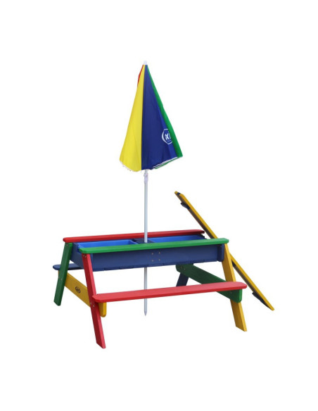 AXI spalvingas stalas su skėčiu