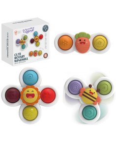WOOPIE BABY Spiner 3in1 Sensory Educational Toy - 4 SETS