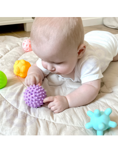 WOOPIE BABY Sensorinės išspaudimo kaladėlės 6 el. 2