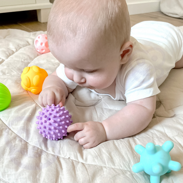 WOOPIE BABY Sensorinės išspaudimo kaladėlės 6 el. WOOPIE BABY Sensorinės išspaudimo kaladėlės 6 el.