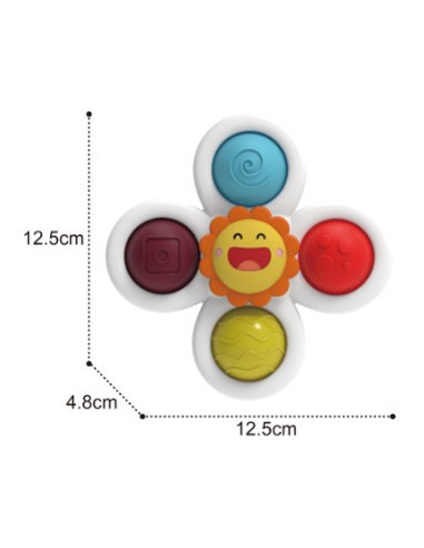 WOOPIE BABY Spinner Sensory Educational Toy 3in1 - 10 SETS