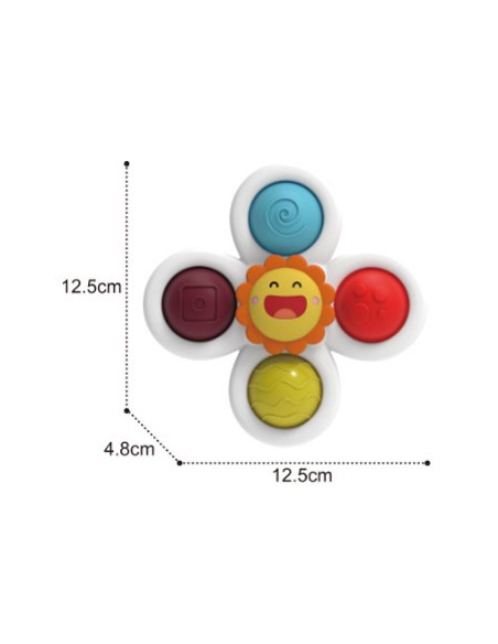 WOOPIE BABY Spinner Sensory Educational Toy 3in1 - 10 SETS