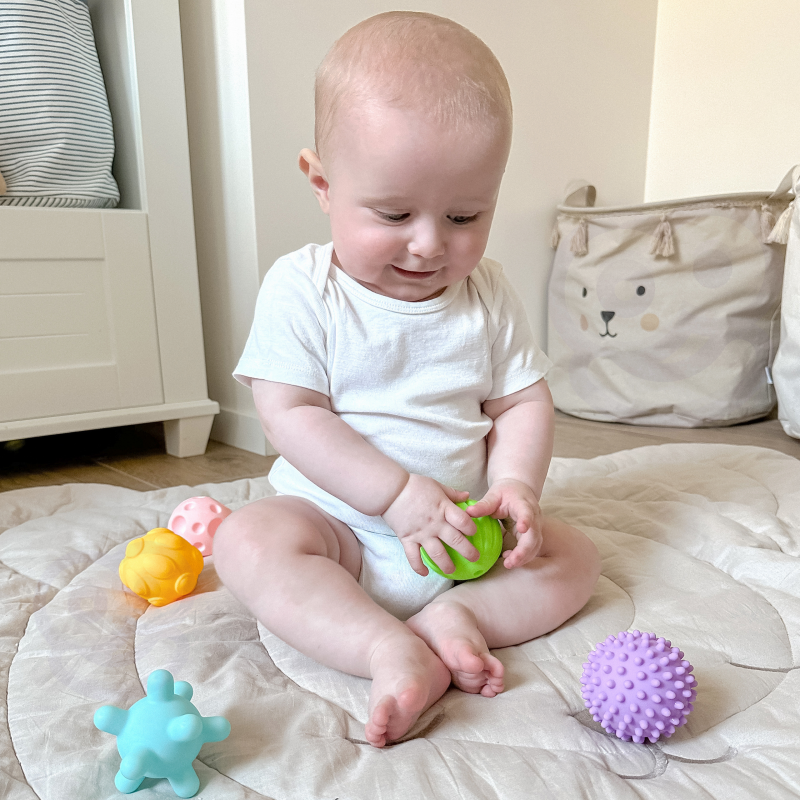 WOOPIE BABY Sensorinės išspaudimo kaladėlės 6 el.