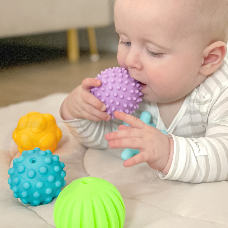 WOOPIE BABY Sensorinės išspaudimo kaladėlės 6 el.