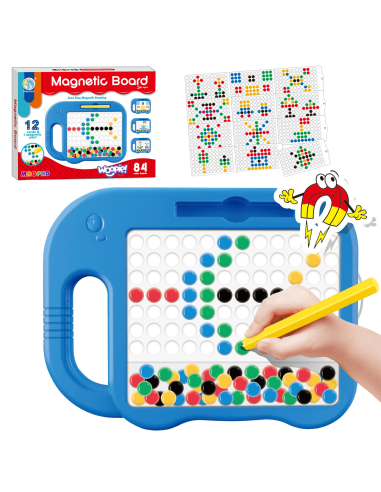 WOOPIE Magnetic Board for Children Montessori MagPad Elephant - Set of 12