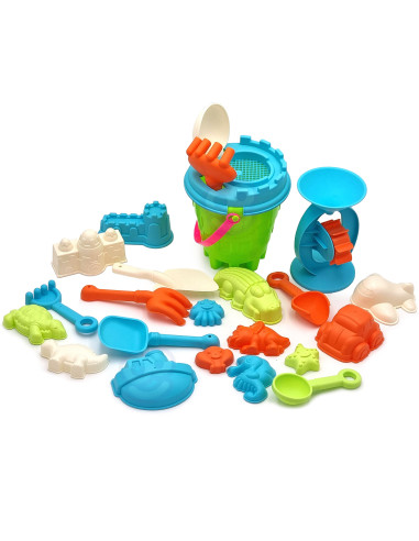 WOOPIE Large Sandbox with Bucket 25 pcs - 10 SETS
