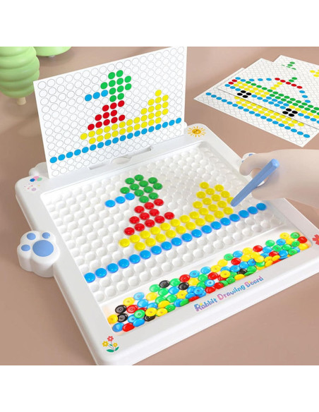 WOOPIE Montessori Magnetic Board MagPad Rabbit 2 pcs.