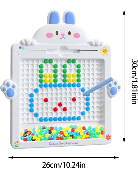 WOOPIE Montessori Magnetic Board MagPad Rabbit 2 pcs.