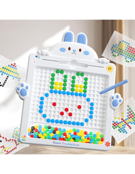 WOOPIE Magnetic Board Rabbit Blue 12pcs.
