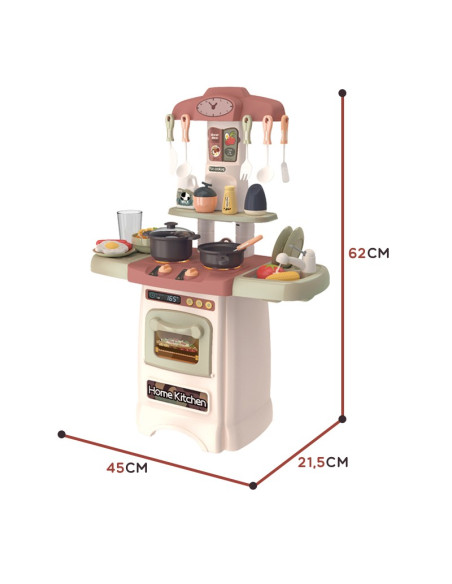 WOOPIE Fashionable Kitchen with Water Circulation Burner Light Sound + 29 Acc.