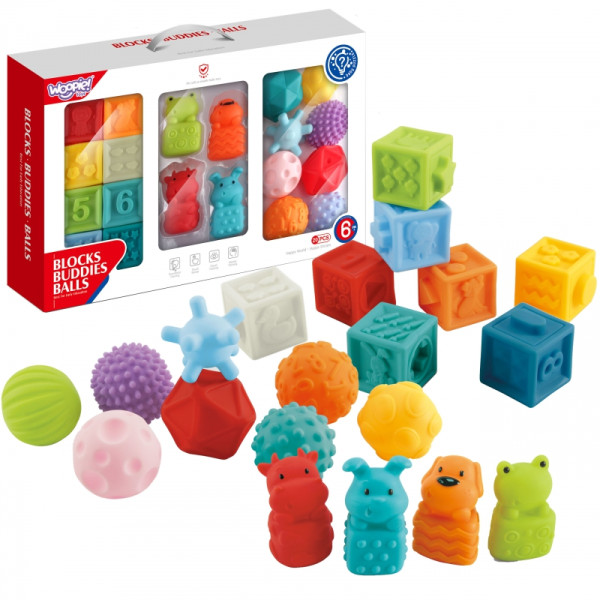 WOOPIE BABY Sensory Puzzles Squeeze Puzzle Sound Learning to Count 20 el. WOOPIE BABY Sensory Puzzles Squeeze Puzzle Sound Learning to Count 20 el.