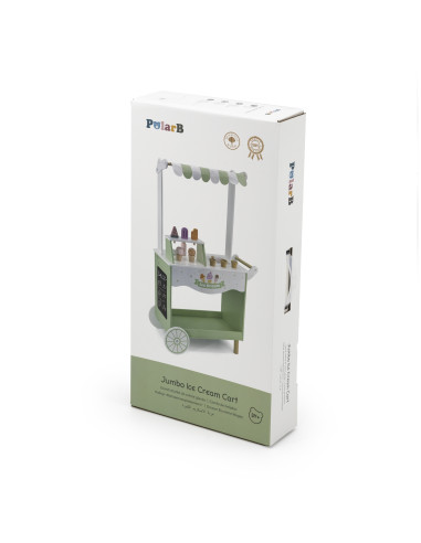 VIGA PolarB Wooden Ice Cream Stand Mobile Ice Cream Parlor