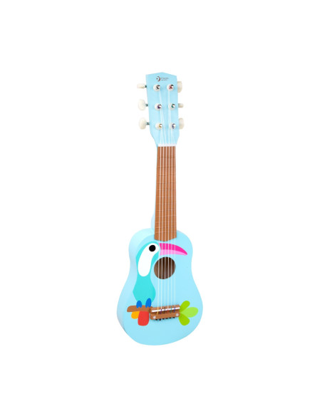 CLASSIC WORLD Wooden Guitar For Kids Toucan
