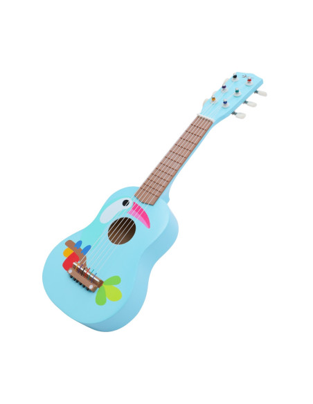 CLASSIC WORLD Wooden Guitar For Kids Toucan