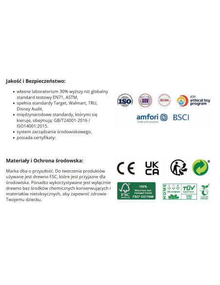 CLASSIC WORLD Wooden Guitar For Kids Toucan