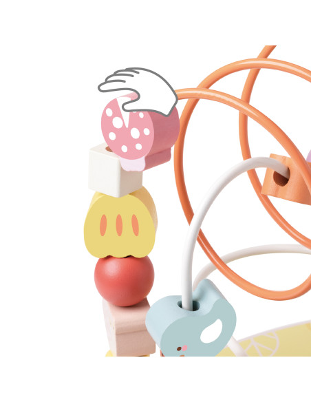 CLASSIC WORLD Educational Maze Intertwining Grace Garden Beads 18m+ FSC