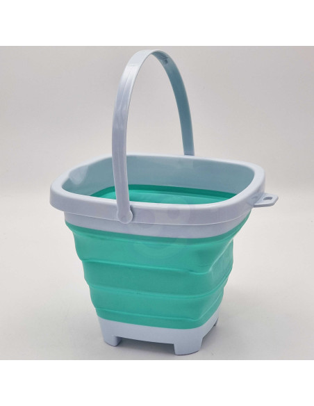 WOOPIE Folding Square Bucket Blue