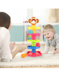 WOOPIE BABY Kulodrome Ball Track Spiral Set + 3 Balls 2