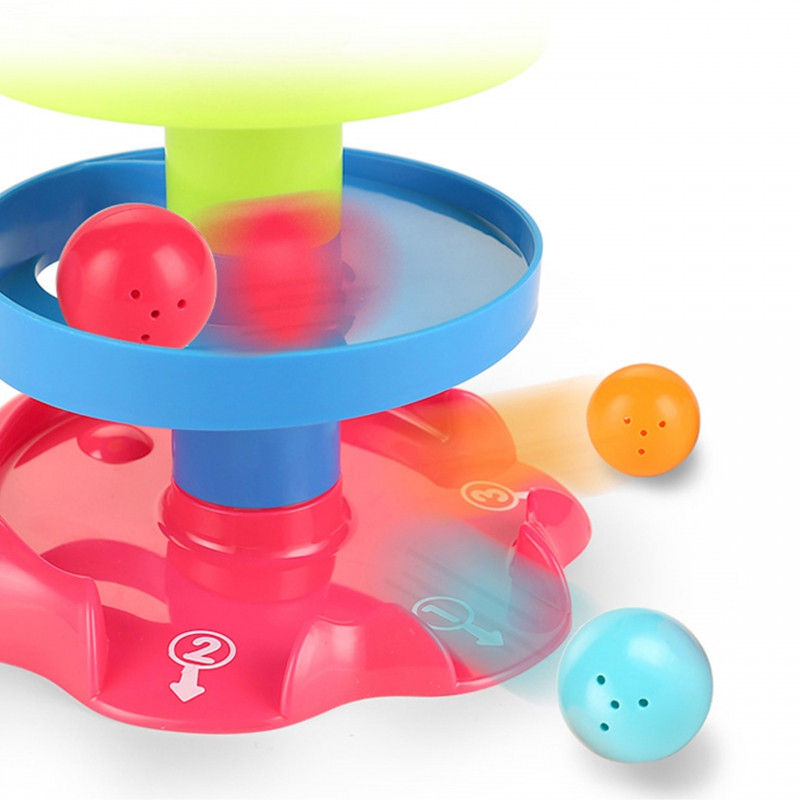 WOOPIE BABY Kulkos takelis Spiralinis rinkinys + 3 kamuoliukai