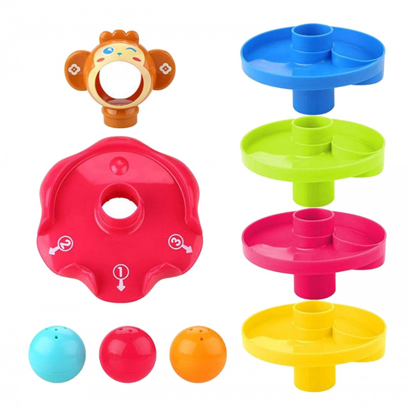 WOOPIE BABY Kulkos takelis Spiralinis rinkinys + 3 kamuoliukai