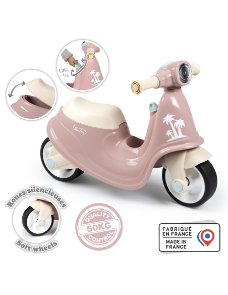 SMOBY Pink Pusher Scooter Ride-on