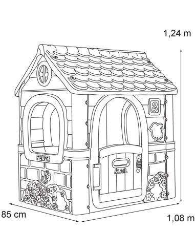 FEBER Pink Fantasy Garden House for Children