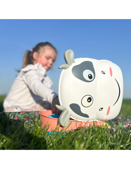 WOOPIE 3-in-1 Sandbox Set Cow Suitcase Water Table