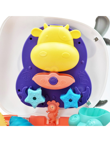 WOOPIE 3-in-1 Sandbox Set Cow Suitcase Water Table