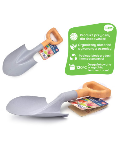 WOOPIE GREEN Sand Scoop 33 cm BIODEGRADABLE ORGANIC MATERIAL
