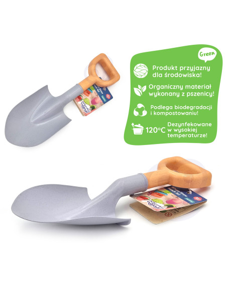 WOOPIE GREEN Sand Scoop 33 cm BIODEGRADABLE ORGANIC MATERIAL