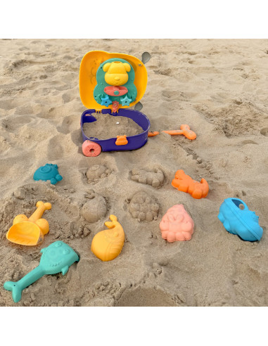 WOOPIE 3-in-1 Sandbox Set, Suitcase, Dog, Water Table