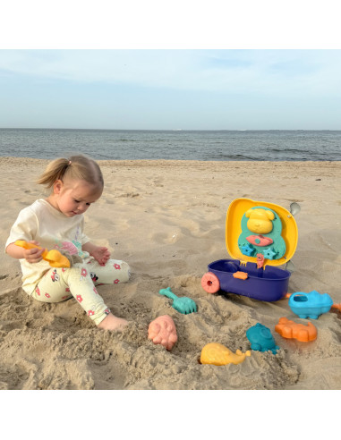 WOOPIE 3-in-1 Sandbox Set, Suitcase, Dog, Water Table