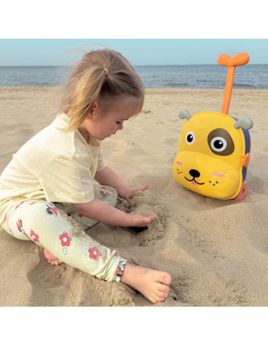 WOOPIE 3-in-1 Sandbox Set, Suitcase, Dog, Water Table