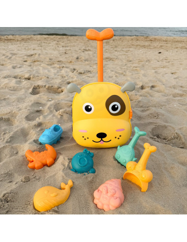 WOOPIE 3-in-1 Sandbox Set, Suitcase, Dog, Water Table