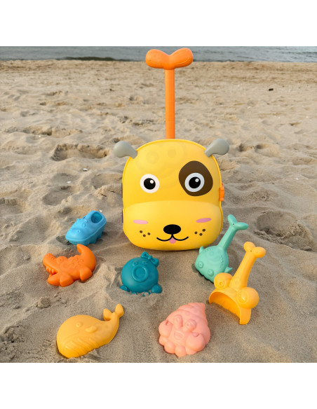 WOOPIE 3-in-1 Sandbox Set, Suitcase, Dog, Water Table
