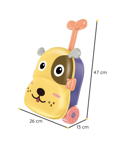 WOOPIE 3-in-1 Sandbox Set, Suitcase, Dog, Water Table