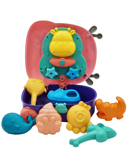 WOOPIE 3-in-1 Sandbox Set: Deer Suitcase + Water Toy