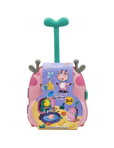 WOOPIE 3-in-1 Sandbox Set: Deer Suitcase + Water Toy