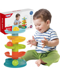 WOOPIE BABY Kulkos takelis Spiralinis rinkinys + 3 kamuoliukai