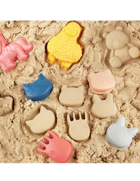 WOOPIE Sand Molds and Shovel Set 21 pcs.