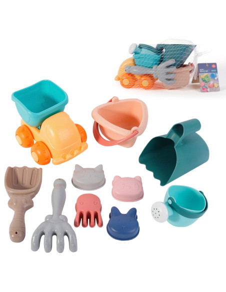 WOOPIE Sandbox Set with Car 10 pcs.
