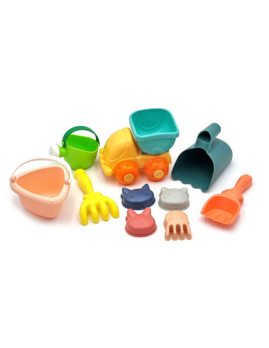 WOOPIE Sandbox Set with Car 10 pcs.