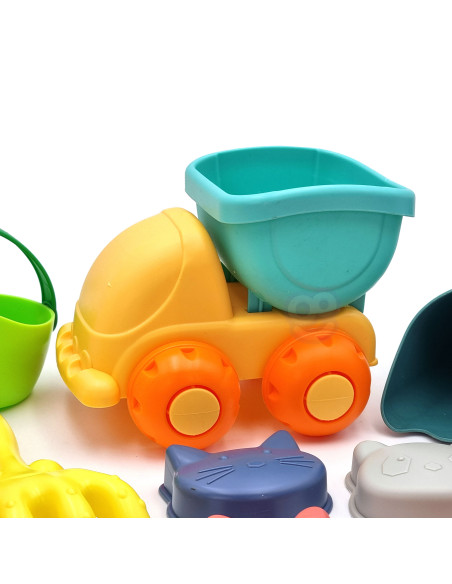 WOOPIE Sandbox Set with Car 10 pcs.
