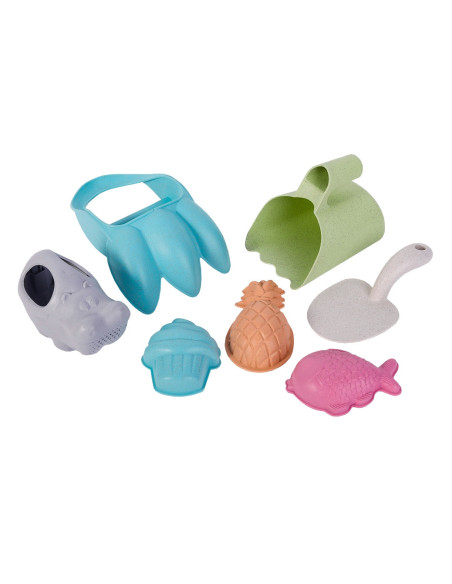 WOOPIE GREEN Claw Sand Set 7 pcs. BIODEGRADABLE ORGANIC MATERIAL