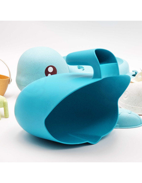 WOOPIE GREEN 2-in-1 Sand and Bath Set Blue Turtle 8 pcs. BIODEGRADABLE ORGANIC MATERIAL