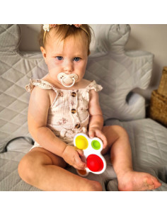 WOOPIE BABY sensorinis žaislas nuo streso, kramtukas POP IT Montessori 2
