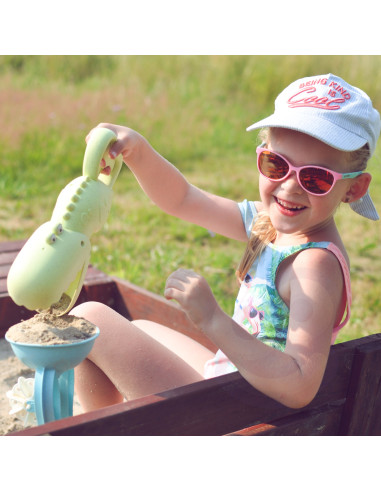 WOOPIE GREEN Crocodile Sand and Water Scoop Green BIODEGRADABLE ORGANIC MATERIAL