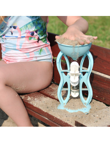 WOOPIE GREEN Sand Set with Spinning Wheel and Watering Can 10 pcs. BIODEGRADABLE ORGANIC MATERIAL