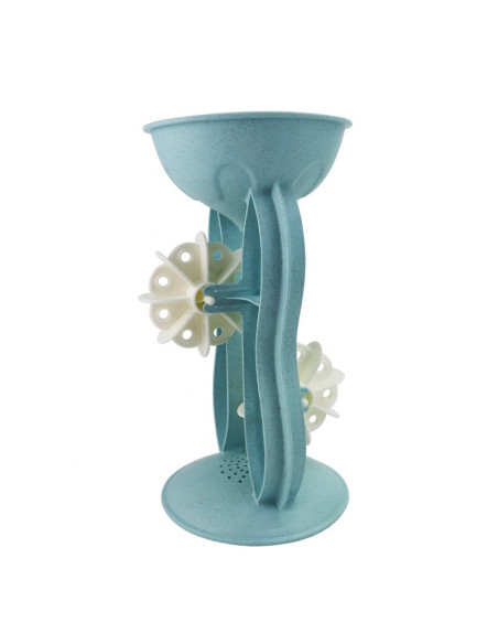 WOOPIE GREEN Sand Set with Spinning Wheel and Watering Can 10 pcs. BIODEGRADABLE ORGANIC MATERIAL