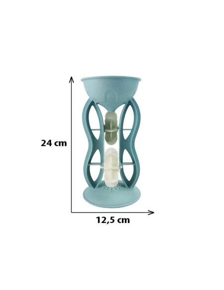 WOOPIE GREEN Sand Set with Spinning Wheel and Watering Can 10 pcs. BIODEGRADABLE ORGANIC MATERIAL